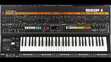 Mercury-8  (2k) Demo of the New Cherry Audio Synth by D-N-A.