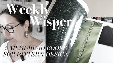 My Top 5 Must-Read Books for Pattern Designers | Personal Stories & English Improvement Tips