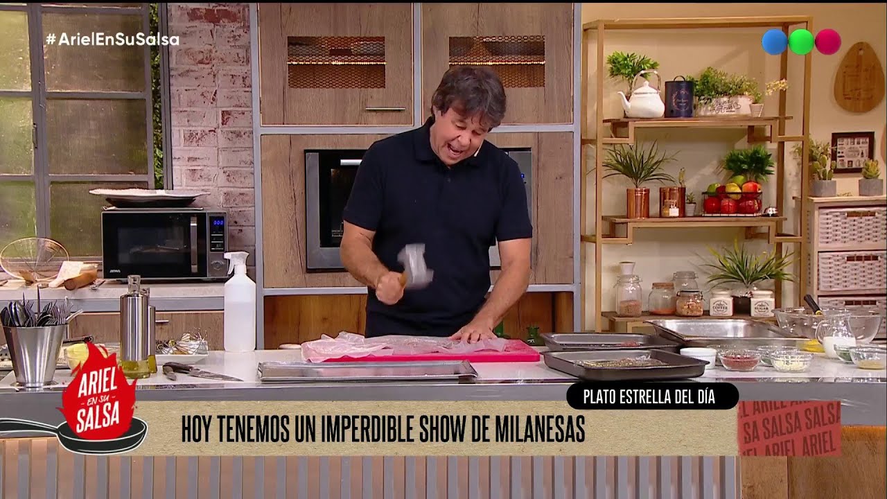 Milanesa Napolitana con papas y Pastafrola (11/8/2023) - Ariel en su Salsa