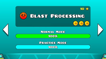 "Blast Processing" 100% Complete [All Coin] | Geometry Dash 2.11