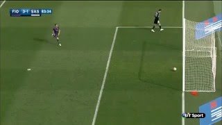 Amazing own goal from Sassuolo goalkeeper Andrea Consigli during Serie A clash with Fiorentina