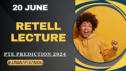 PTE RETELL LECTURE June 2024 ||  Retell lecture Templates June 2024