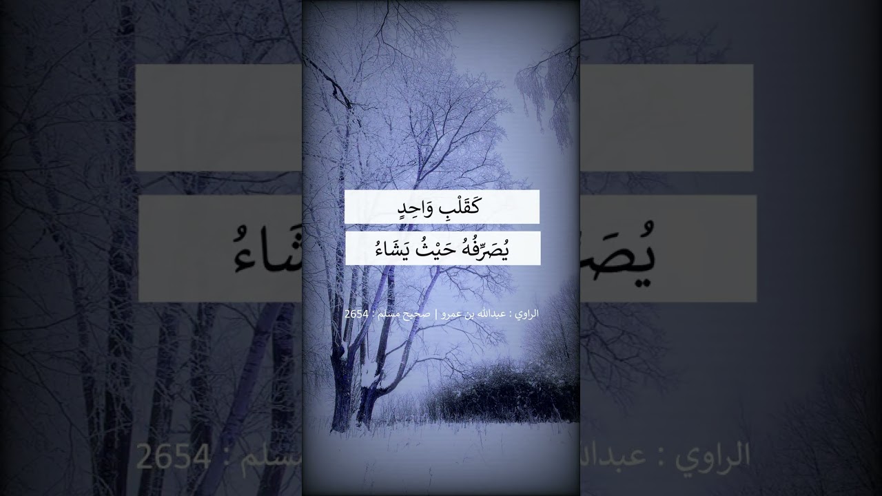 إنّ قلوب بني آدم كلها بين إصبعين من أصابع الرحمن كقلب واحد - الشيخ عبد الرزاق البدر