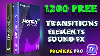 Free Motion Bro Presets & Transitions for Premiere Pro 2023 Download Now