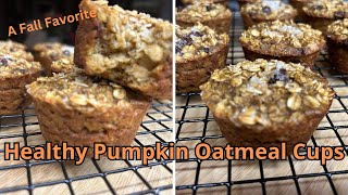Delicious & Healthy Pumpkin Oatmeal Cups: A Fall Favorite!