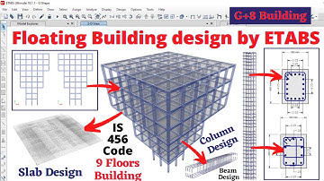 Floating Building design by ETABS software | structural design | civil engineering | online course |