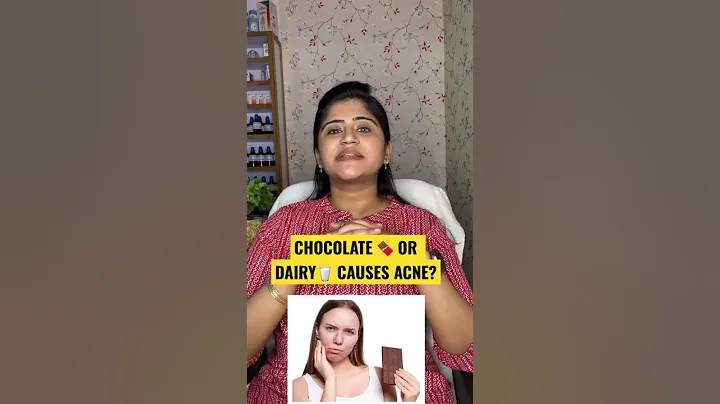 🍫CHOCOLATE OR DAIRY🥛 CAUSES ACNE ? ⚠️Acne Myth part-3 #shorts #ashortaday