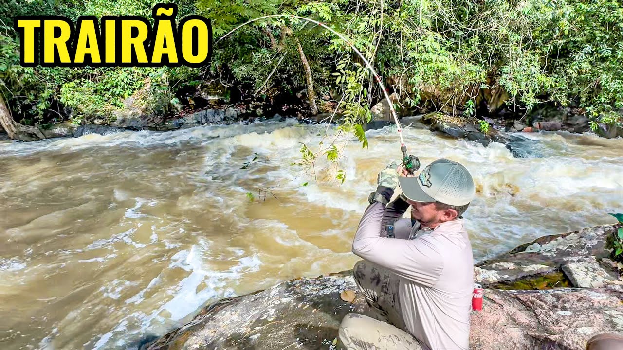No coração da Amazônia, local improvável e o MONSTRO estava na espreita. Tucunaré, Jaú e Trairão
