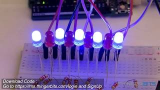 Making LED blinking patterns with an Arduino