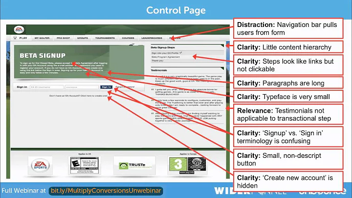 Determine What Landing Page Elements to A/B Test Using LIFT
