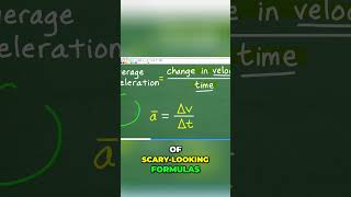 Physics Formula Don't Be Scared, It's Easy! #math #maths #algebra #physics #education