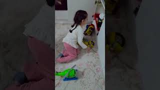 Aysima kuzeni Yiğit Ali ile oyun oynuyor #kuzen #oyun #video #viral #shorts