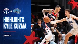 Highlights: Kyle Kuzma puts up 25 points vs Orlando Magic - 1\/21\/23