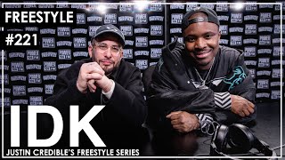 IDK Drops Bars Over Clipse's "Grindin'" Beat On The Justin Credible Freestyle Series | EP 221