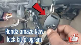 Honda Amaze New Lock sat reples and Programming
