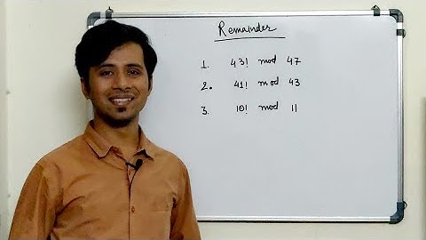 Number System -Wilson Theorem (Must watch For CAT/XAT/NMAT/SNAP/CMAT Aspirants)