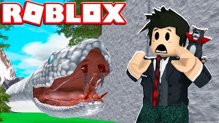 LOKIS CORRENDO DA COBRA GIGANTE | Roblox  Escape a Giant Snake