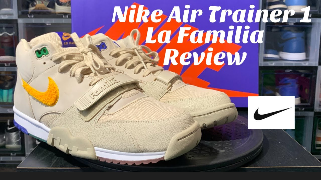 NIKE X LA FAMILIA AIR TRAINER 1 - RATTAN/ DELSOL – Undefeated