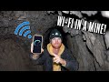 I installed wifi 900 ft underground in an abandoned mine