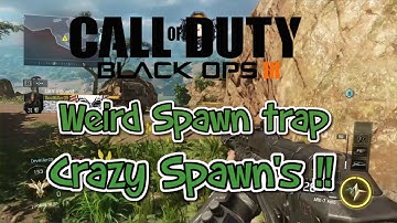 Black ops 3 - Weird spawn trap )( people spawning every where !! (Bo3 Beta)
