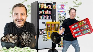 Collecting TONS OF MONEY From Our Vending Machine Business!
