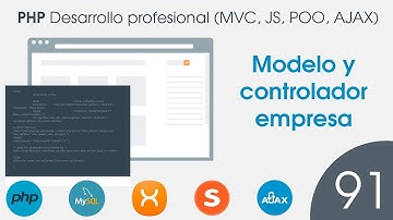 🐘 CURSO de PHP MVC POO MySQL - 91 Modelo y controlador empresa