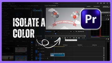 How to Isolate a Color Using the Hue vs Sat Curve in Premiere Pro