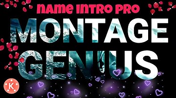How to make name intro in | Kinemaster |