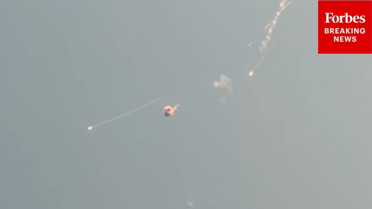 WATCH: Missiles Explode Over Doha, Qatar, As Missiles Intercept Them