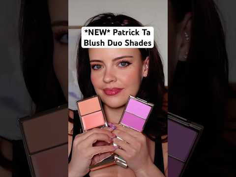 *NEW* Patrick Ta Blush Duo Shades #patrickta #beauty #blush #swatches #makeup #cosmetics #makeuptut