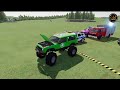 Police Car, Fire Truck &amp; Transport Truck Adventure | Kids Car Animation | Learning Vehicles 🚓🚒