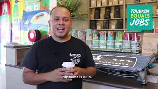 Meet Julio - Small Business #tourismequalsjobs