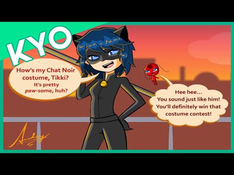 Chat Catches Marinette Cosplaying (Hilarious Miraculous Ladybug Comic Dub)