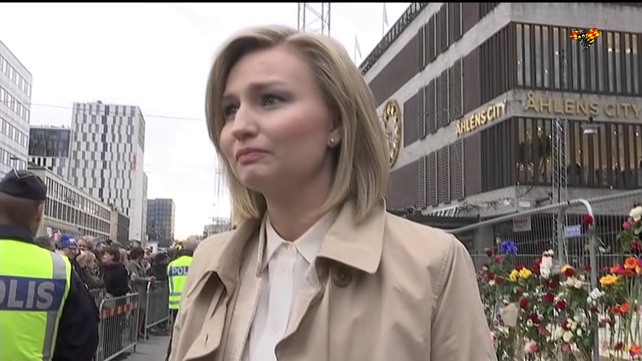 Ebba Busch Thor besökte platsen efter attentatet - YouTube