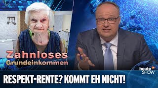 Die SPD will plötzlich etwas gegen Altersarmut tun | heuteshow vom 08.02.2019