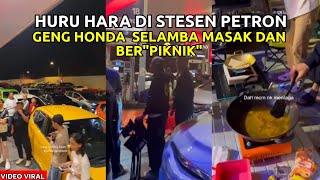 GENG KONVOI HONDA BUAT HAL DI STESEN MINYAK PETRON GENTING HIGHLAND