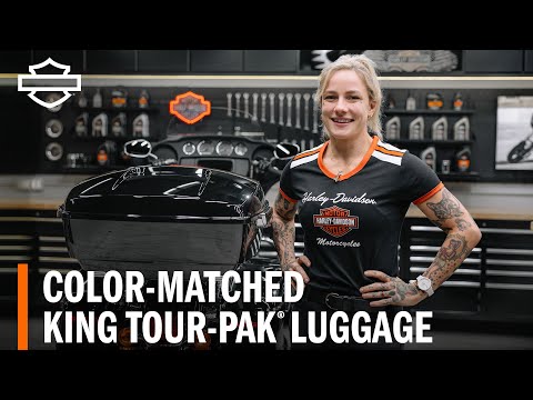 Harley-Davidson Color-Matched King Tour-Pak Luggage Overview &amp; Installation