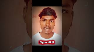 Skill Degree 🤳💸💯 #SkillOverDegree #FutureSkills #LearnSkills #CareerTips #GrowthMindset