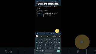 Python Program to Print Repeated Character Pattern #shorts #shortsvideo #youtubeshorts #viralshorts