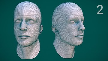 CGC Classic: Edge Modeling a Human Head  - Pt.2 (Blender 2.4)