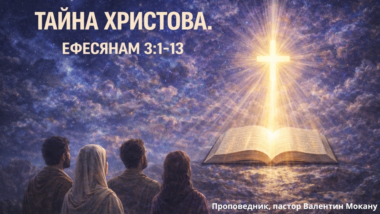 Тайна Христова. (Ефесянам 3:1-13)