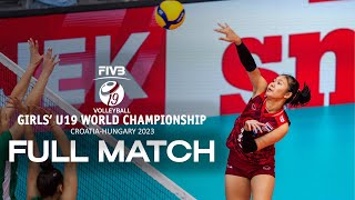 THA🇹🇭 vs. CAN🇨🇦 Full Match | Girls U19 World Championship