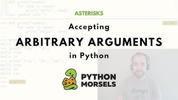 Accepting any number of arguments to a function in Python