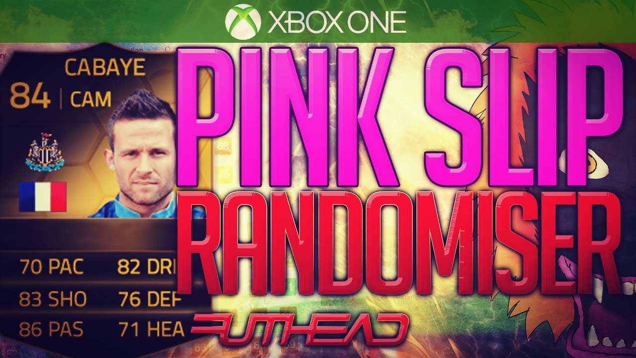 CRAZY IF CABAYE PINKSLIPS!! - (PINKSLIP RANDOMISER) #1 - Fifa 14 Ultimate Team LIVE