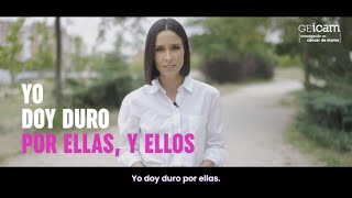 Alba Lago. Campaña Yo Doy Duro Por Ellas Y Ellos De Geicam.