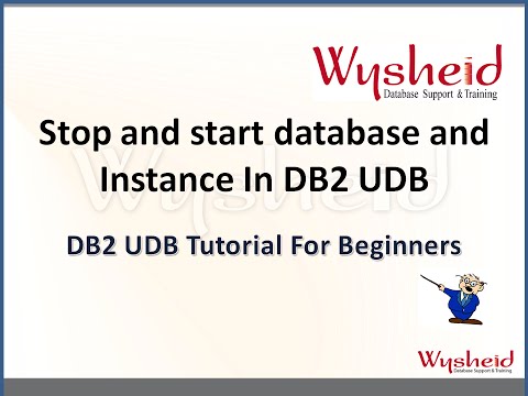Steps for starting and stopping Db2 instances and databases | how to startup Db2 database