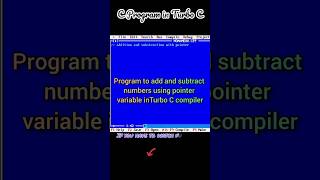 C Program to add and subtract numbers using pointer variable |Watch full video on #varanasivariables