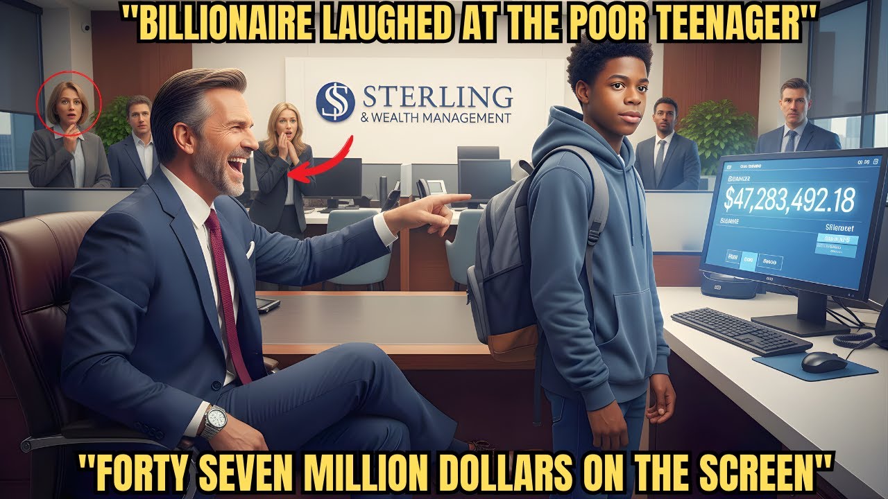 TEEN ASKED TO CHECK HIS BALANCE—BILLIONAIRE LAUGHED UNTIL HE SAW $47 MILLION ON SCREEN!