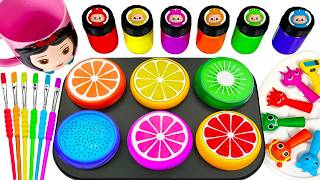 Oddly Satisfying Video | DIY How To Make CRAZY Slime Balls Sprunki Candy &amp; Labubu Paint ASMR