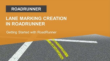 Lane Marking Creation in RoadRunner | Getting Started with RoadRunner
